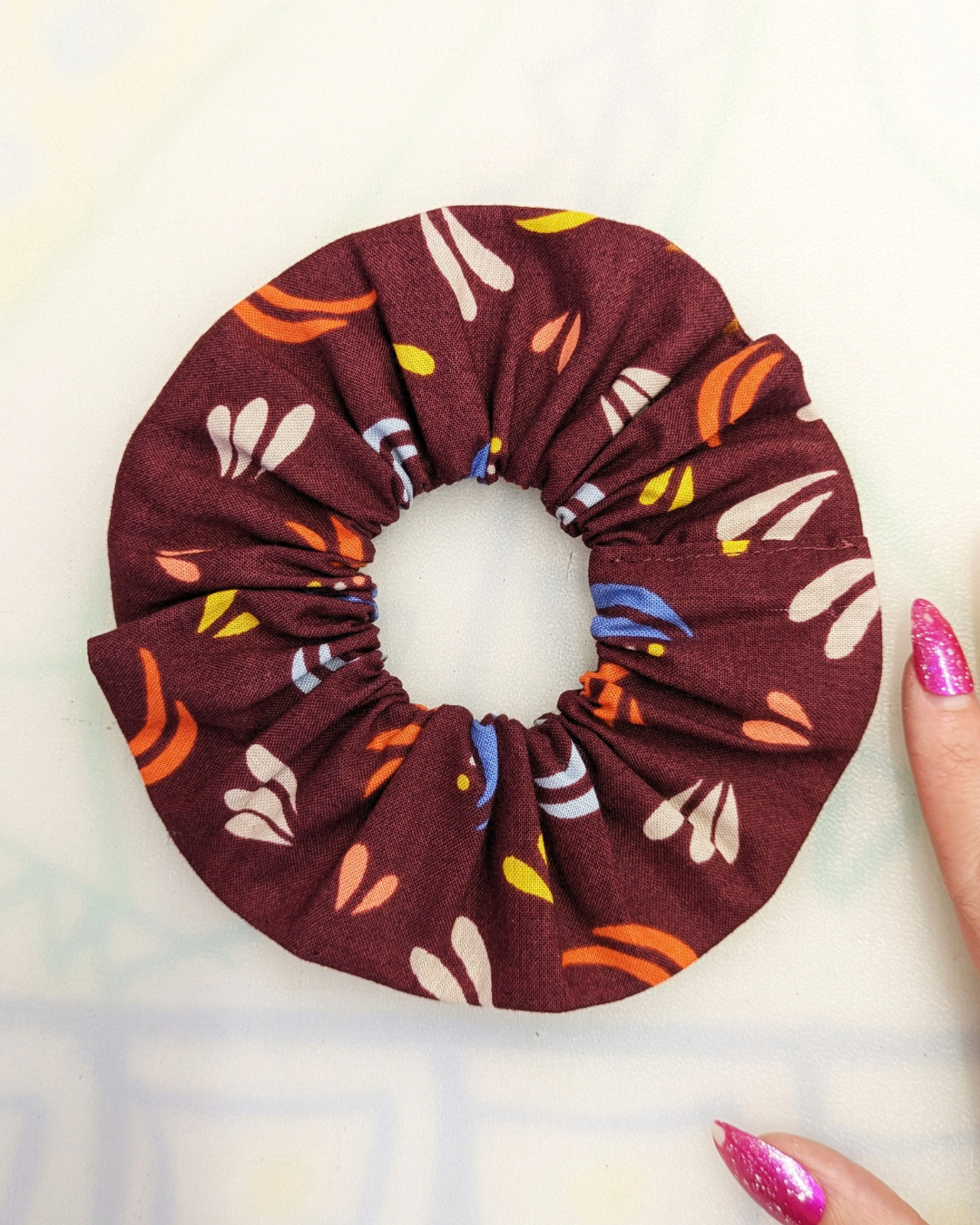 Vintage Print Cotton Scrunchie SUPER SECONDS (OS)