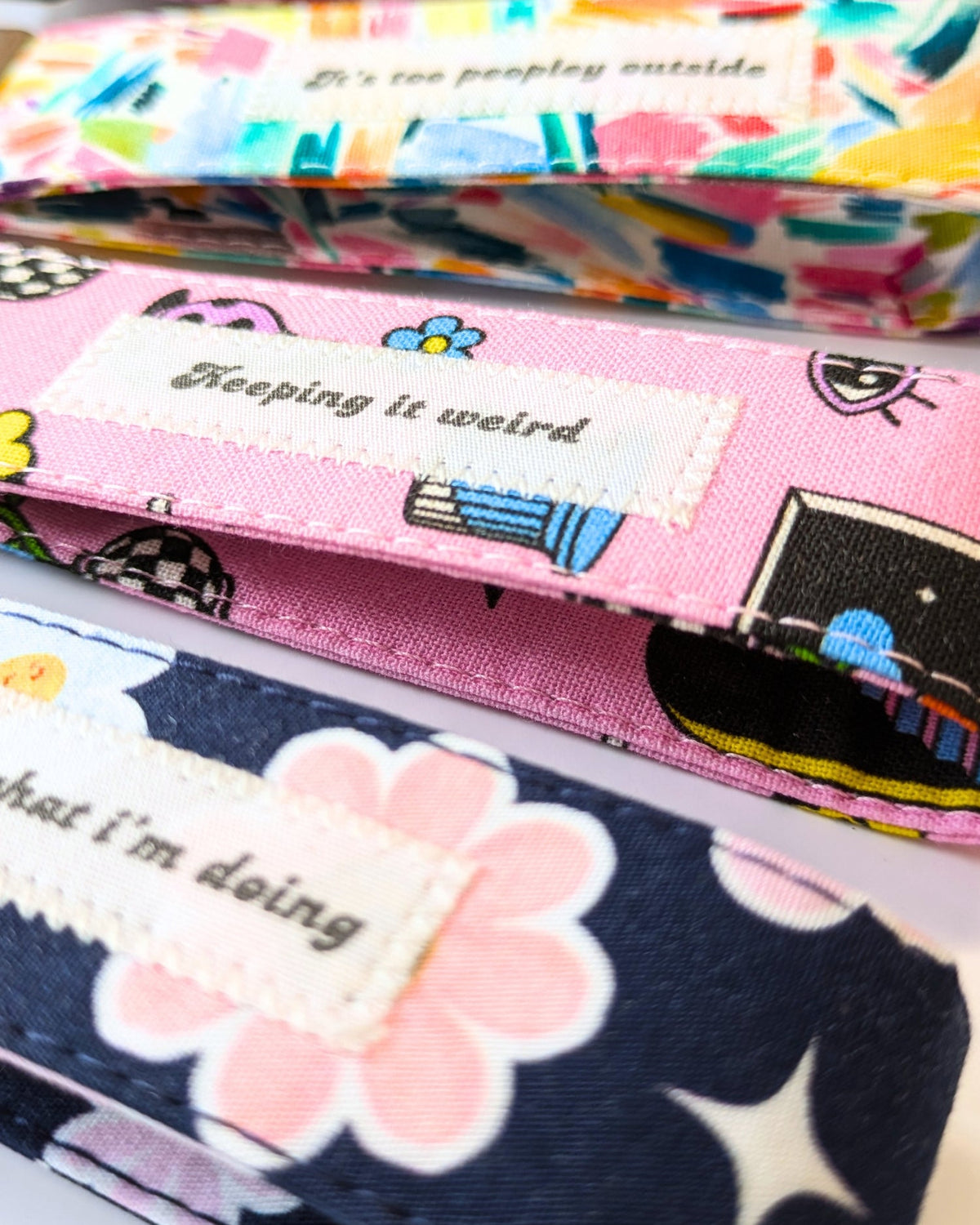 Confetti Splash Wristlet Keyring-pinclothing.co.uk-pinclothing.co.uk