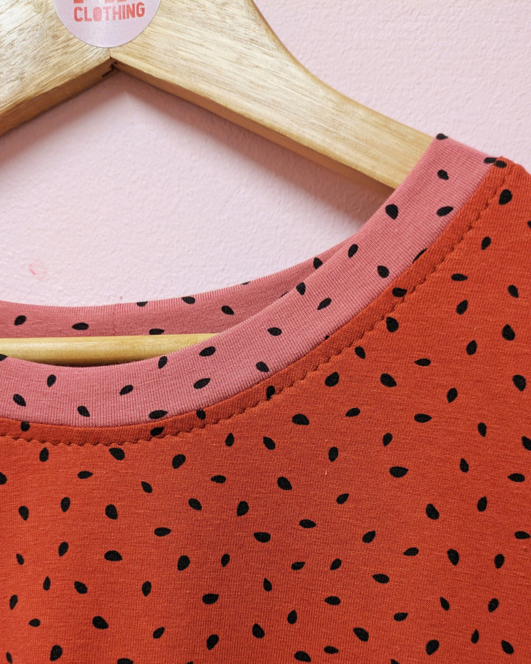 Rust Autumnal Boxy Top Size 12 - 14-pinclothing.co.uk-pinclothing.co.uk
