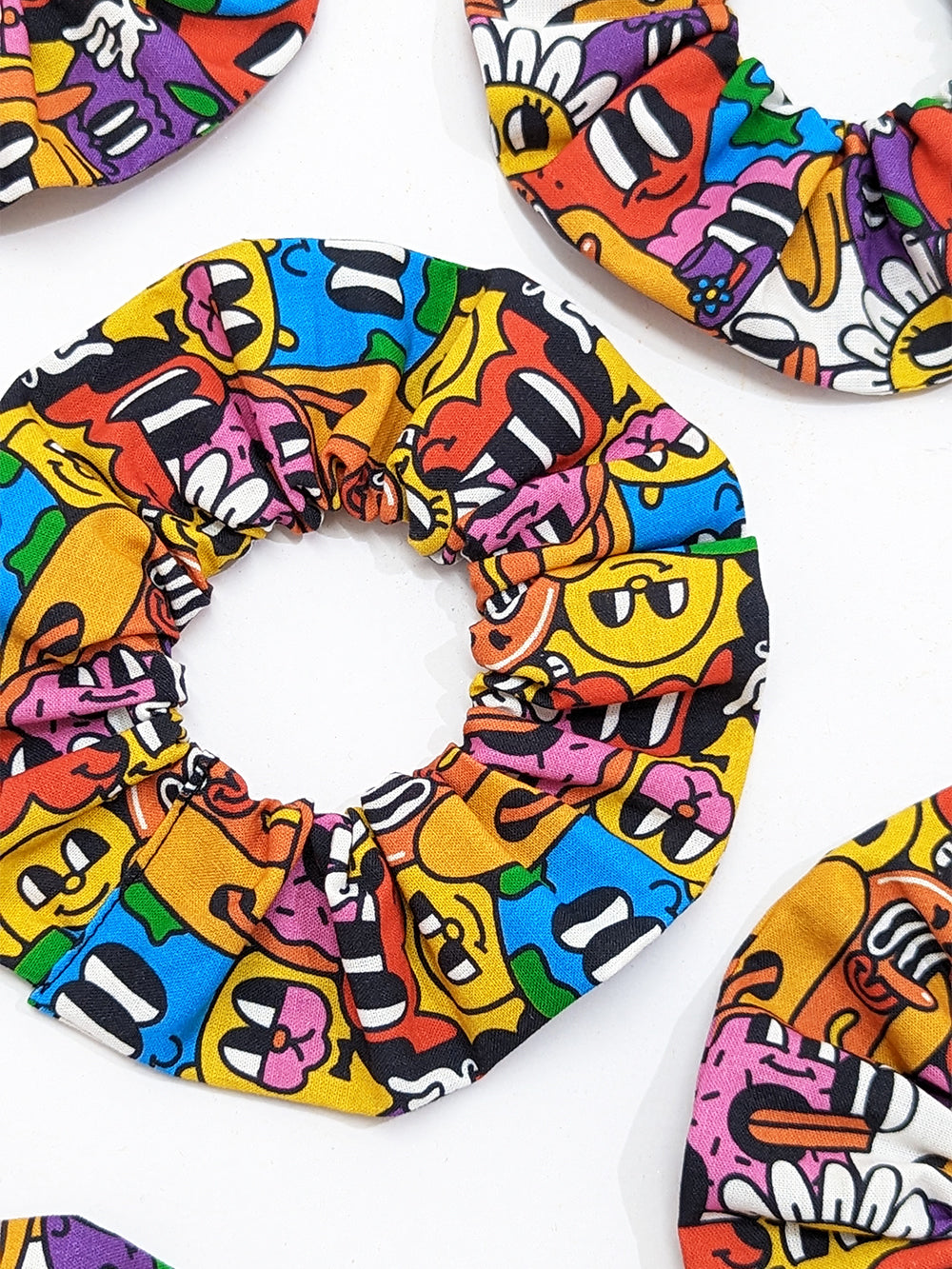 Cartoon Capers Print High Waisted Skirt SUPER SECONDS SALE (OS)-Pin Clothing-pinclothing.co.uk