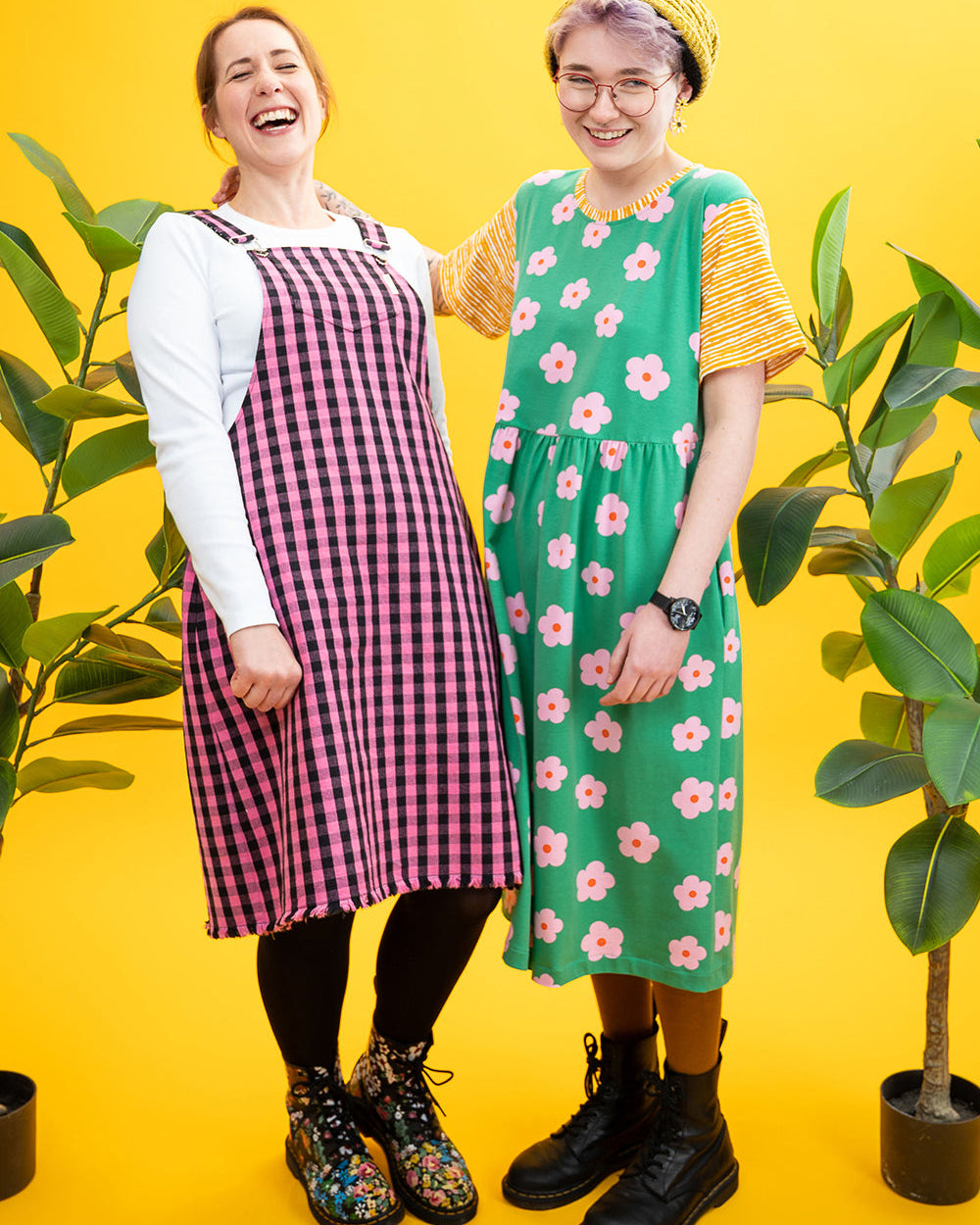 The Retro Meadow Smock Dress Size 22 - 24-pinclothing.co.uk-pinclothing.co.uk