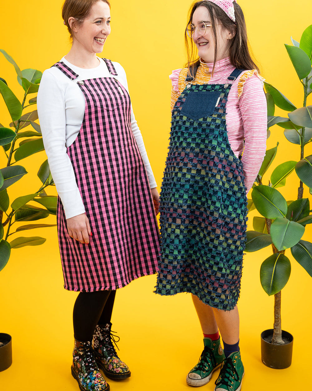 The Picnic-Pop Pinafore Dress-pinclothing.co.uk-pinclothing.co.uk