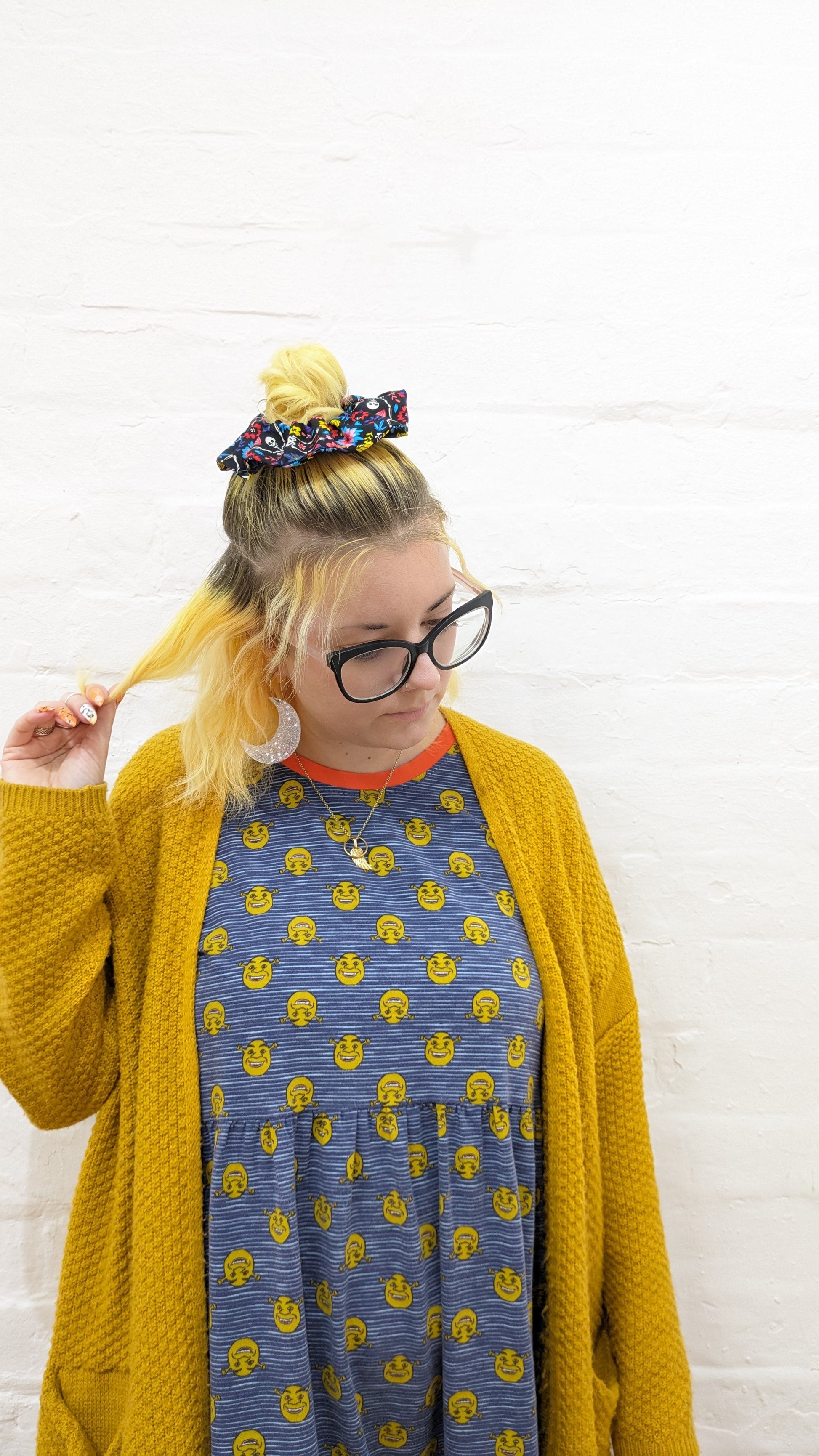 Shrek Stripe Smock Dress SUPER SECONDS SALE (OS)-Pin Clothing-pinclothing.co.uk