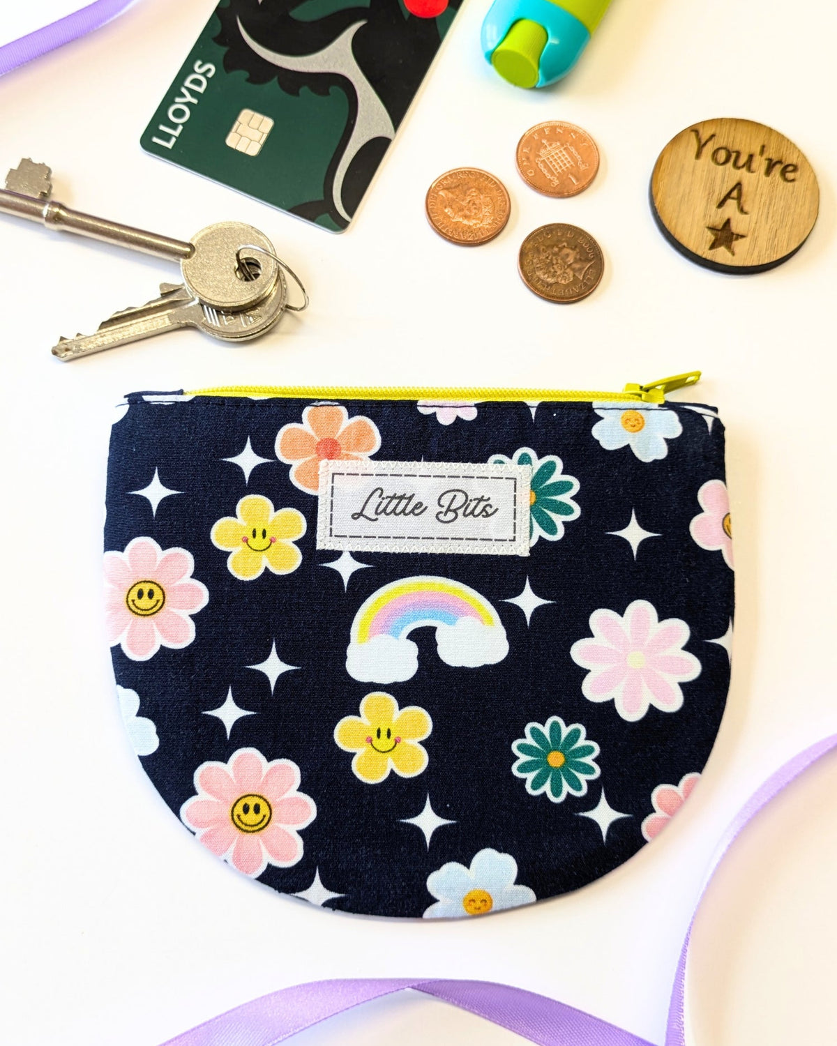 Cosmic Garden 'Little Bits' Purse Small-pinclothing.co.uk-pinclothing.co.uk