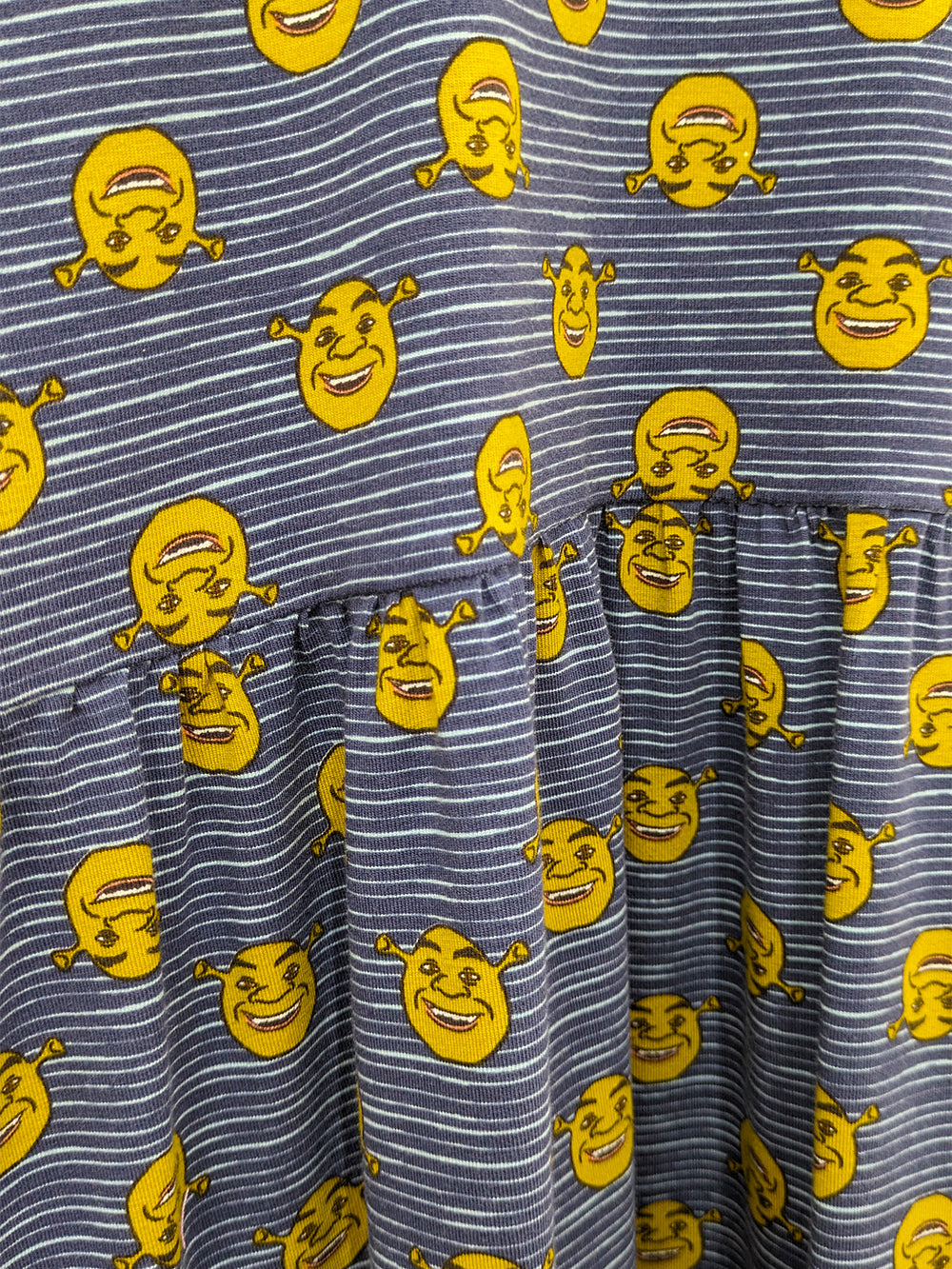 Shrek Stripe Smock Dress SUPER SECONDS SALE (OS)-Pin Clothing-pinclothing.co.uk