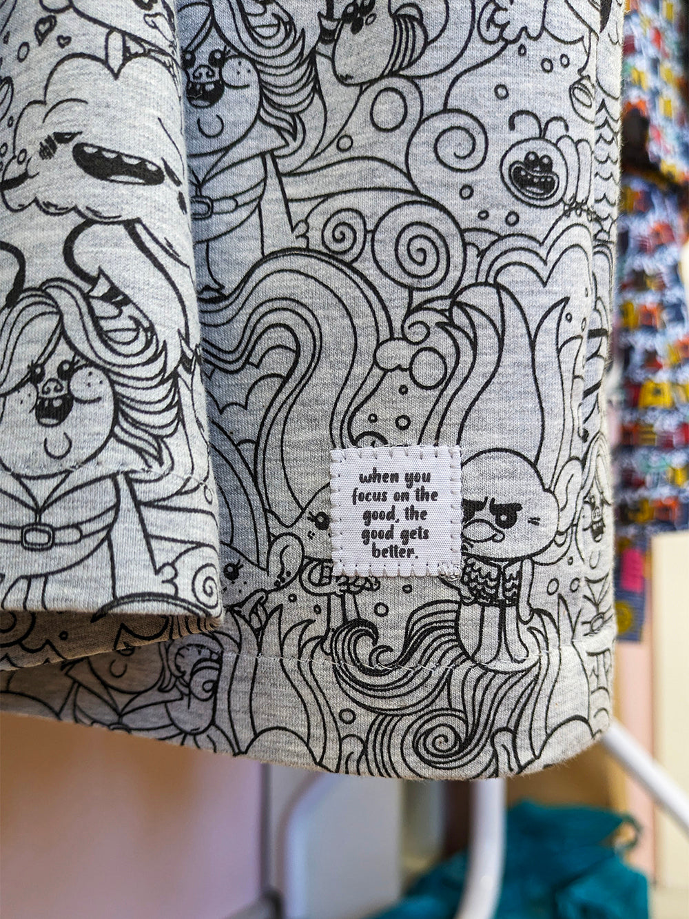 Trolls Patchwork Smock Dress SUPER SECONDS SALE (OS)-Pin Clothing-pinclothing.co.uk