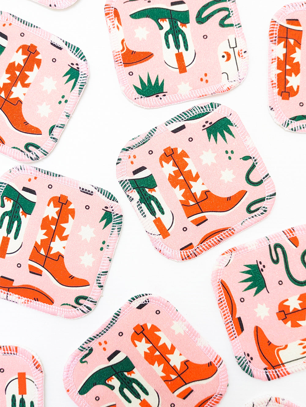 'Wild West' Face Pad Set-Pin Clothing-pinclothing.co.uk