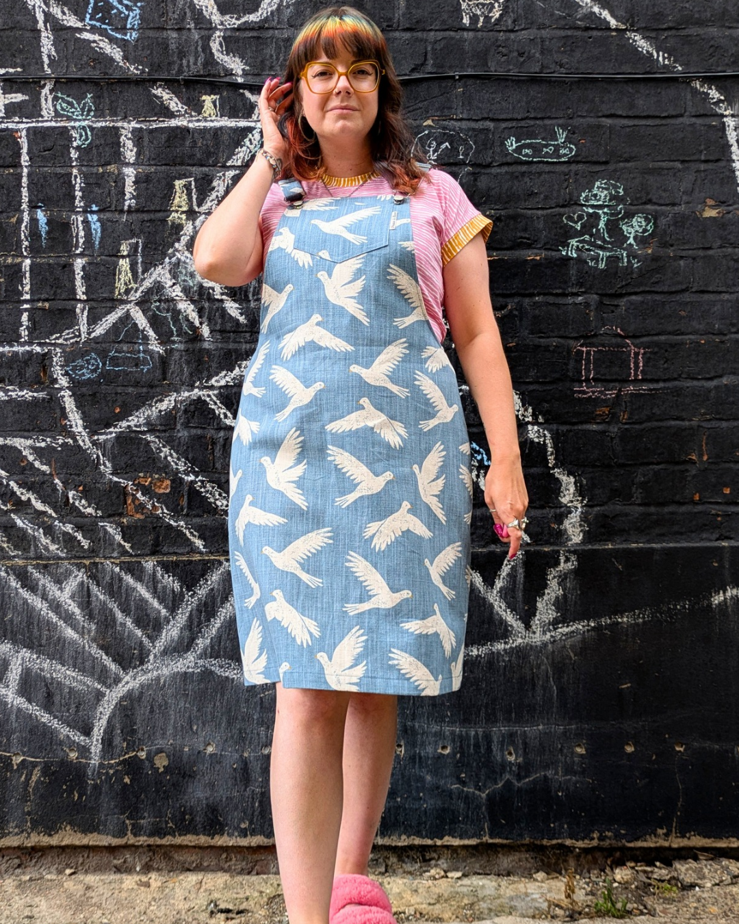 Paper Doves Dungaree Dress
