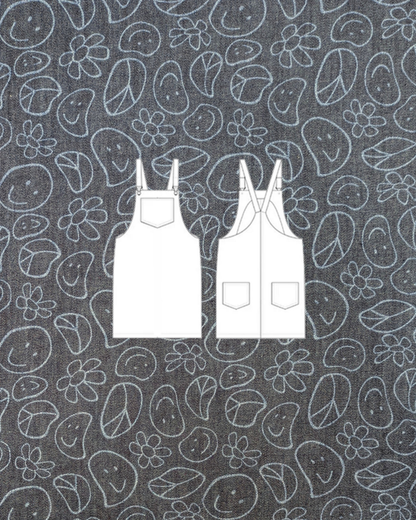 Smiley Faces Indigo Denim-pinclothing.co.uk-pinclothing.co.uk