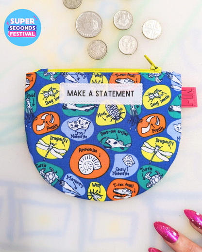 Entomology Coin Purse SUPER SECONDS (OOAK)
