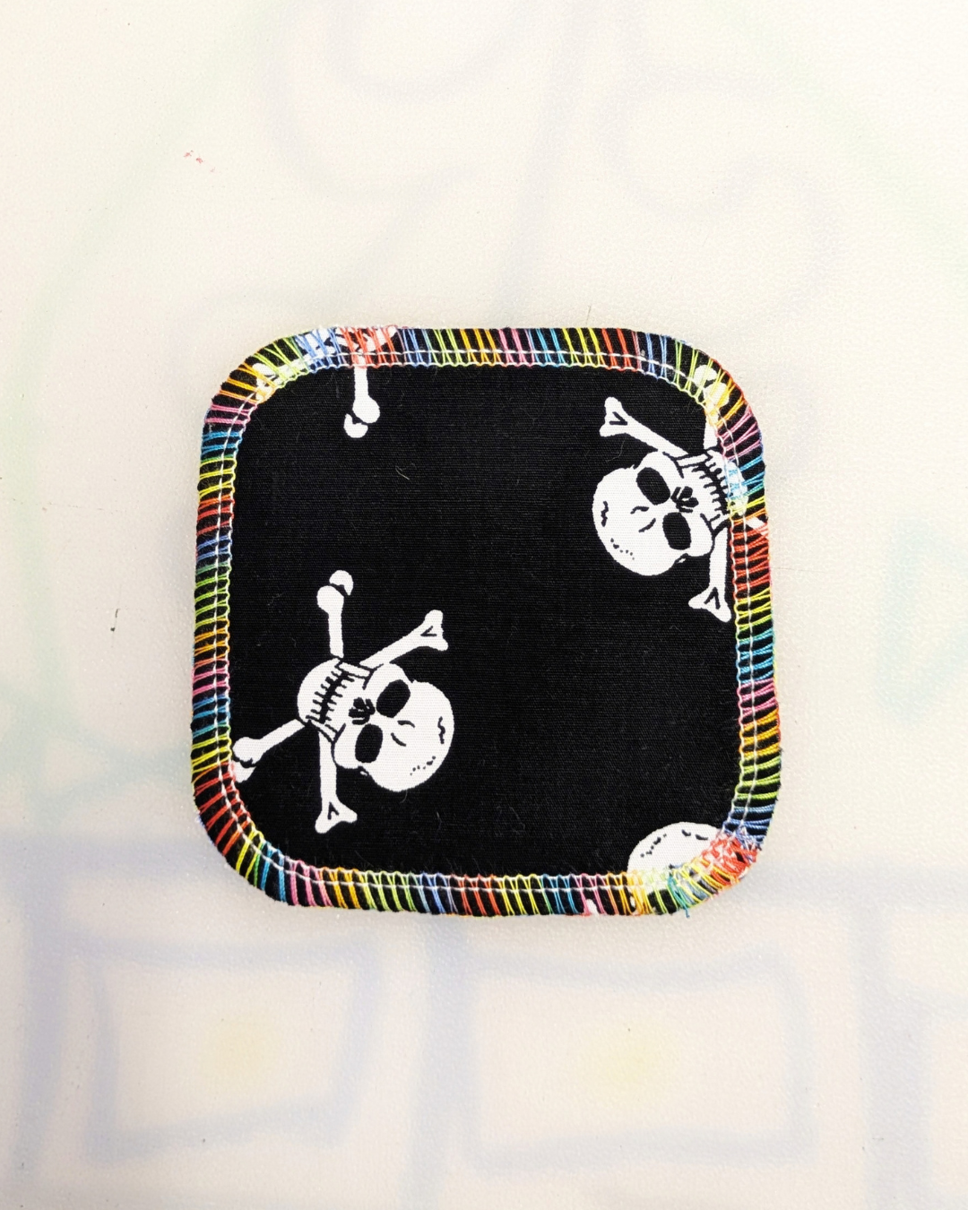 Skull Soft Reusable Cotton Face Pad SUPER SECONDS (OS)