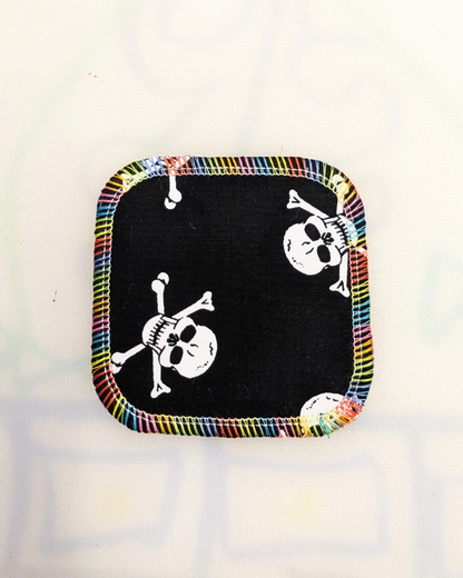 Skull Soft Reusable Cotton Face Pad SUPER SECONDS (OS)