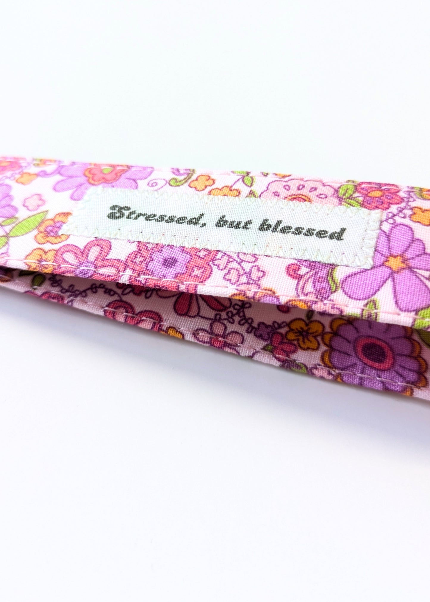Blush Floral Wristlet Keyring-pinclothing.co.uk-pinclothing.co.uk