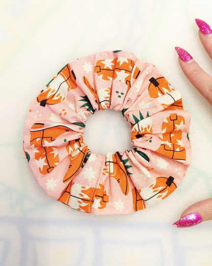 Cowboy Boots Cotton Scrunchie SUPER SECONDS (OS)