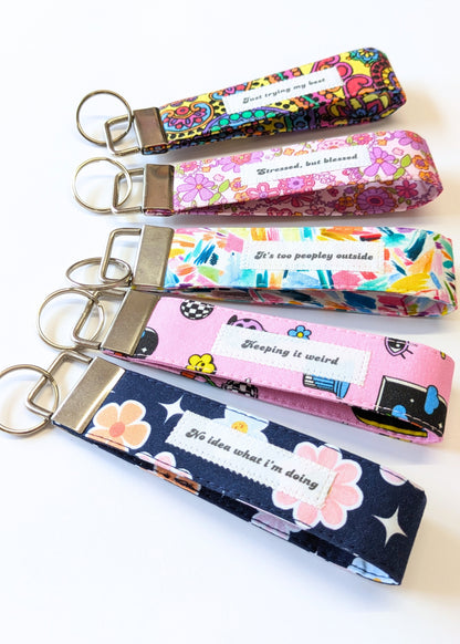 Museum of Whimsy Wristlet Keyring-pinclothing.co.uk-pinclothing.co.uk