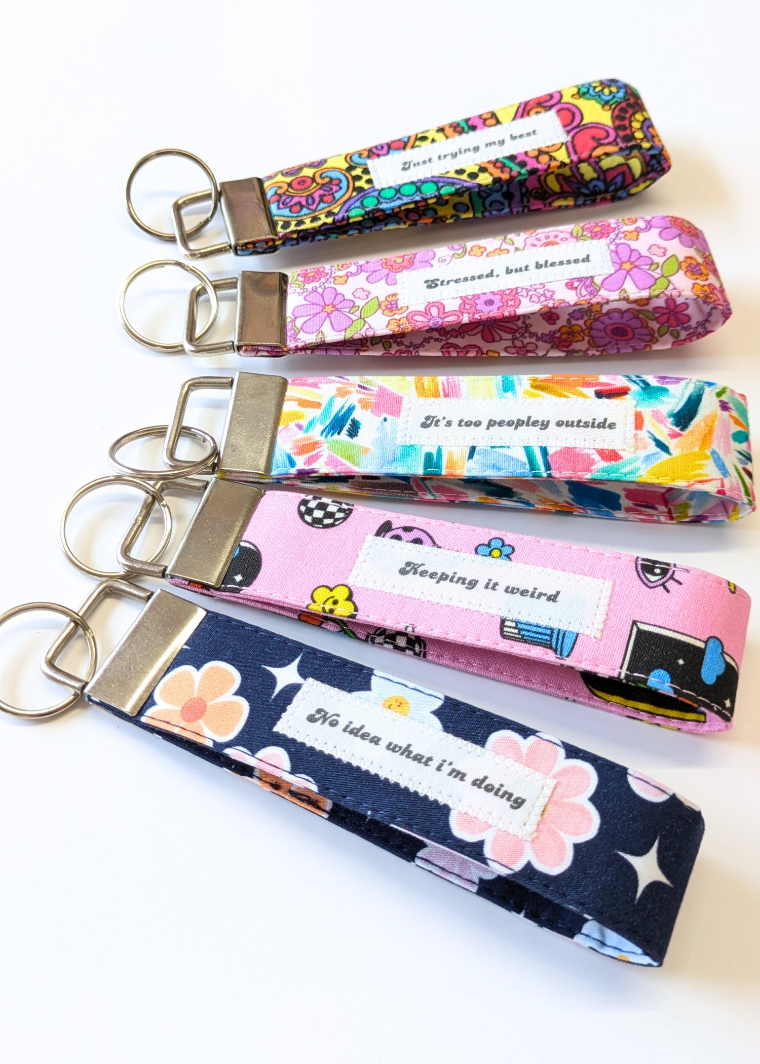 Cosmic Garden Wristlet Keyring-pinclothing.co.uk-pinclothing.co.uk