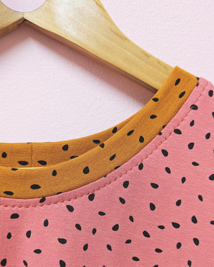 Blush Autumnal Boxy Top Size 8 - 10-pinclothing.co.uk-pinclothing.co.uk
