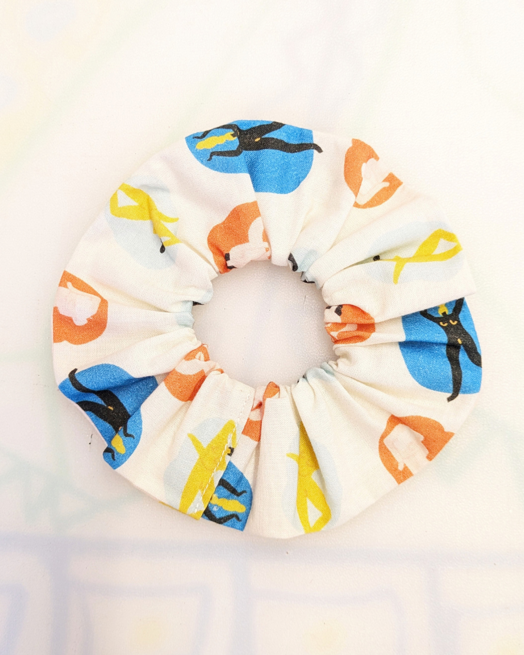 Naked Ladies Cotton Scrunchie SUPER SECONDS (OS)-pinclothing.co.uk-pinclothing.co.uk