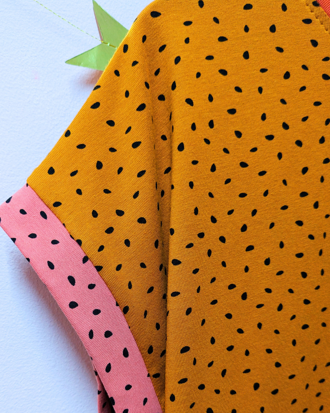 Mustard Autumnal Boxy Top Size 10 - 12-pinclothing.co.uk-pinclothing.co.uk