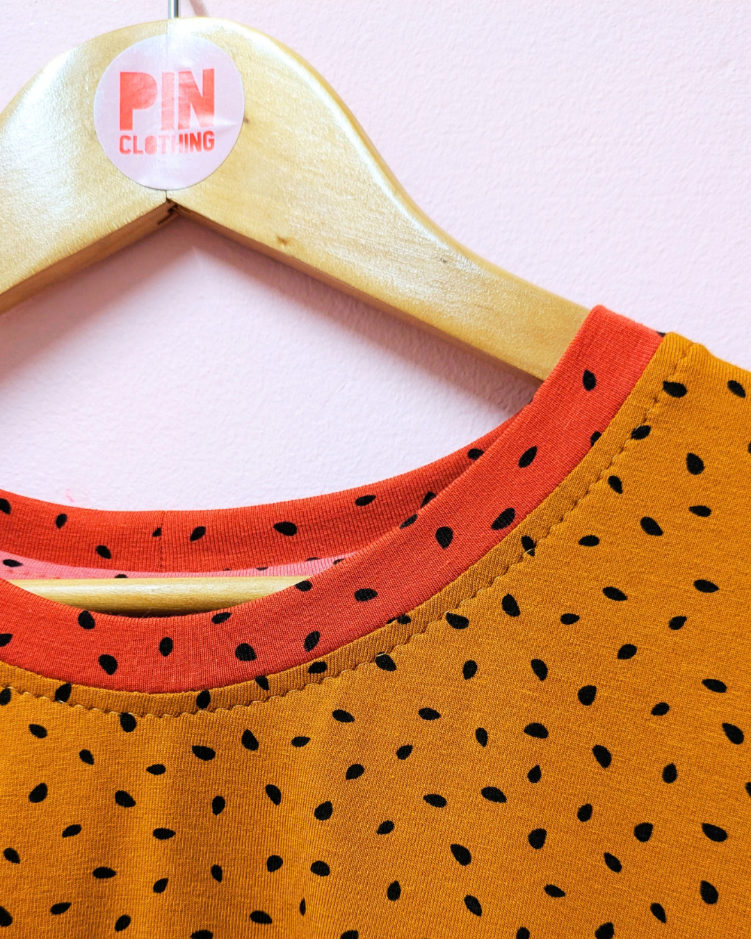 Mustard Autumnal Boxy Top Size 10 - 12-pinclothing.co.uk-pinclothing.co.uk