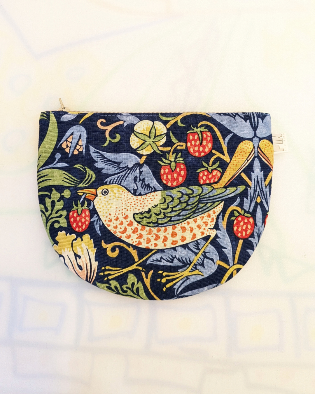 Strawberry Thief Large Purse SUPER SECONDS (OOAK)