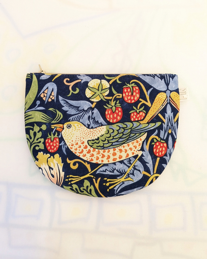 Strawberry Thief Large Purse SUPER SECONDS (OOAK)