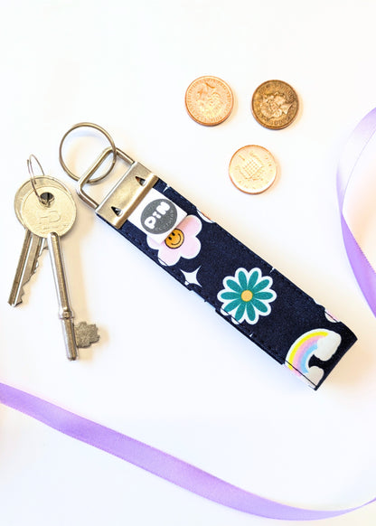 Cosmic Garden Wristlet Keyring-pinclothing.co.uk-pinclothing.co.uk