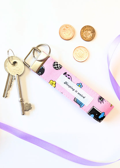 Museum of Whimsy Wristlet Keyring-pinclothing.co.uk-pinclothing.co.uk