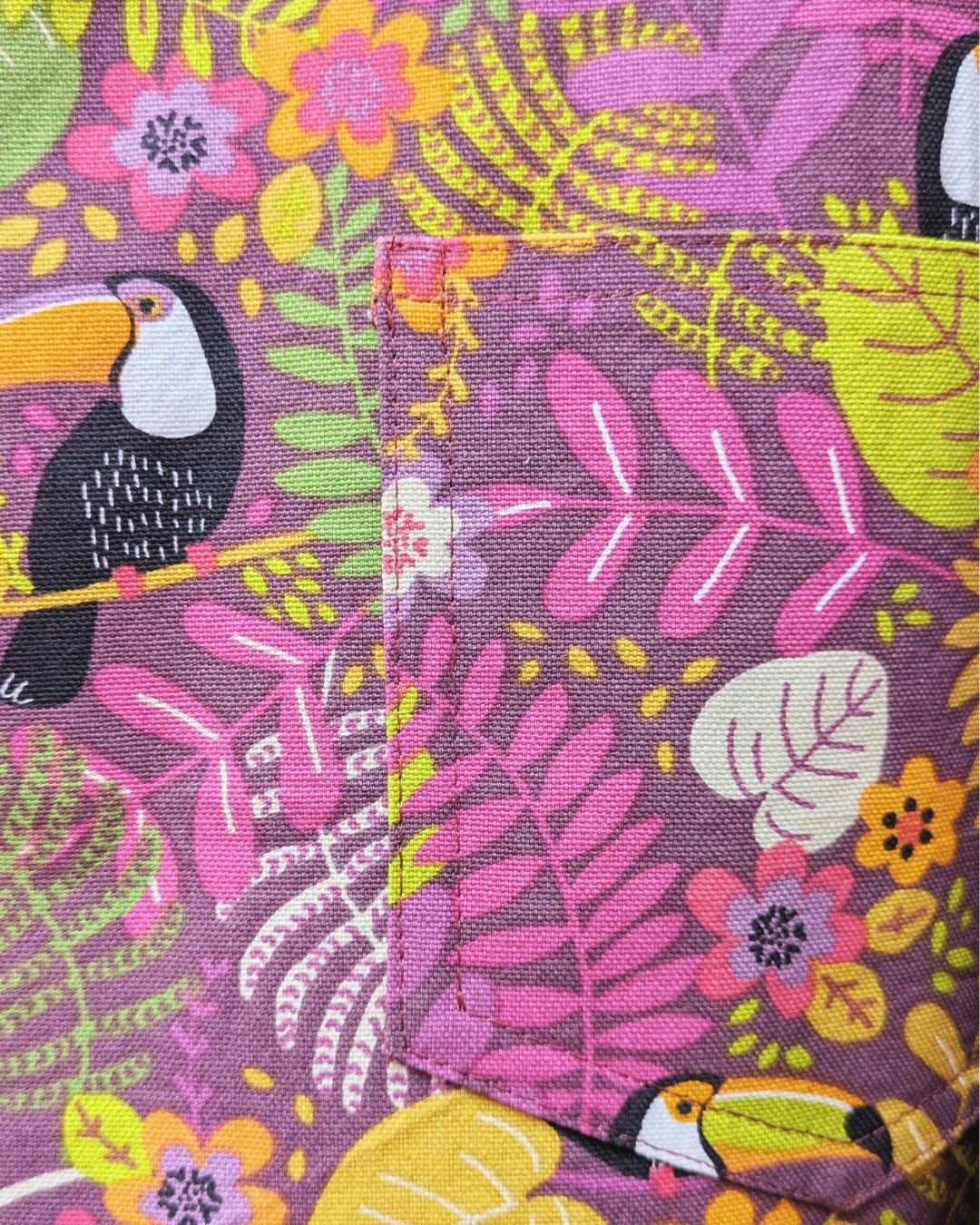 Toucan Do It Dungaree Dress Size 12 - 14-pinclothing.co.uk-pinclothing.co.uk