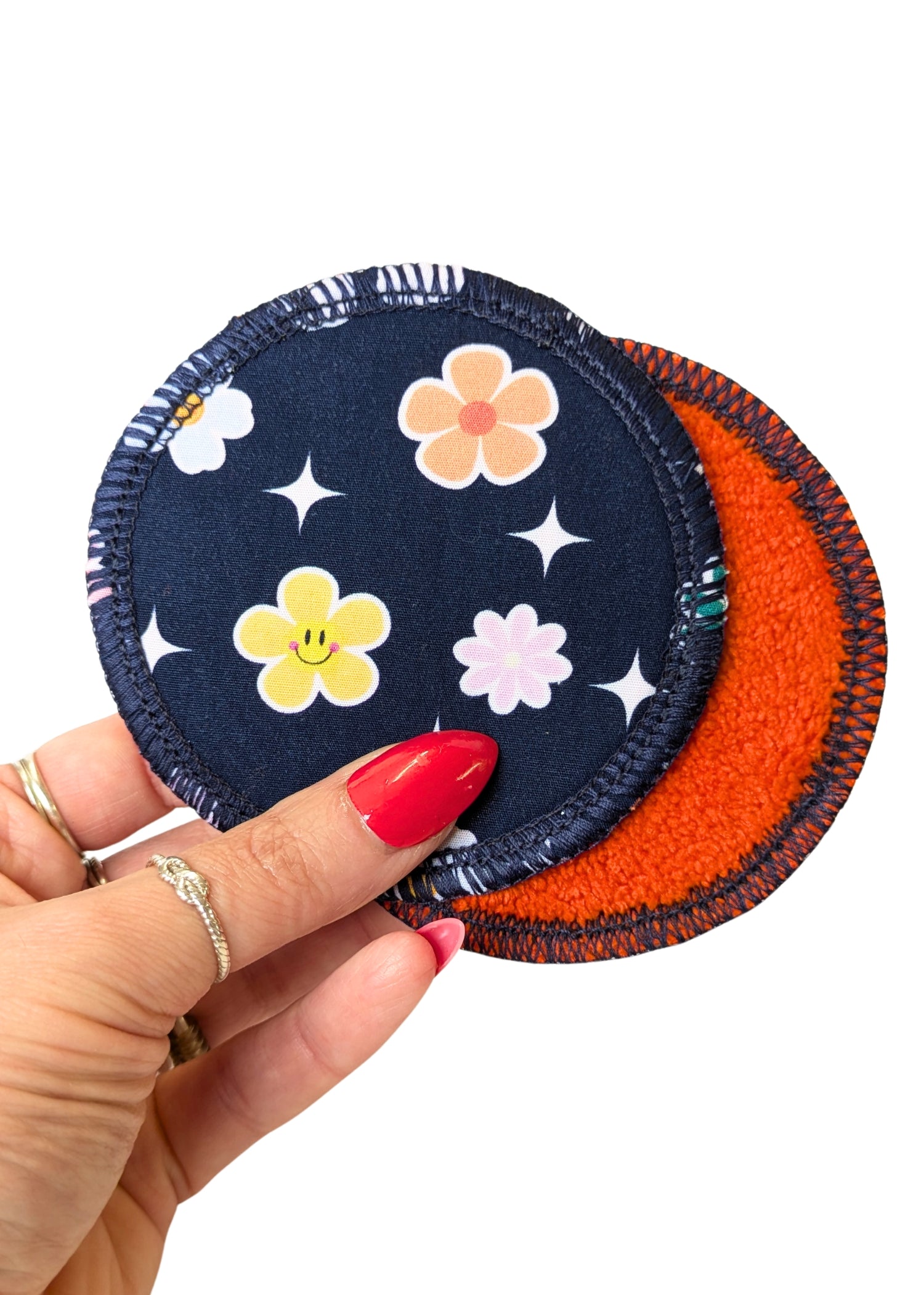 Cosmic Garden Print Reusable Cotton Face Pads-pinclothing.co.uk-pinclothing.co.uk
