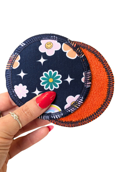 Cosmic Garden Print Reusable Cotton Face Pads-pinclothing.co.uk-pinclothing.co.uk