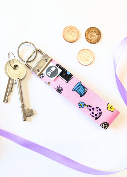 Museum of Whimsy Wristlet Keyring-pinclothing.co.uk-pinclothing.co.uk