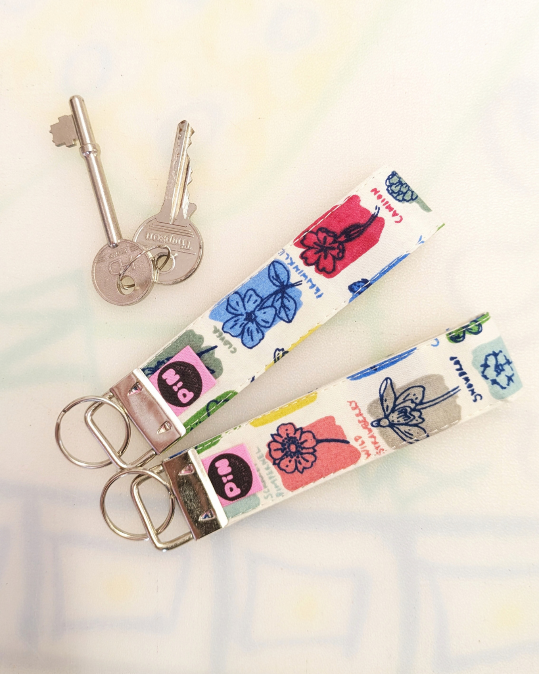 Flora Wristlet Keyring SUPER SECONDS (OOAK)