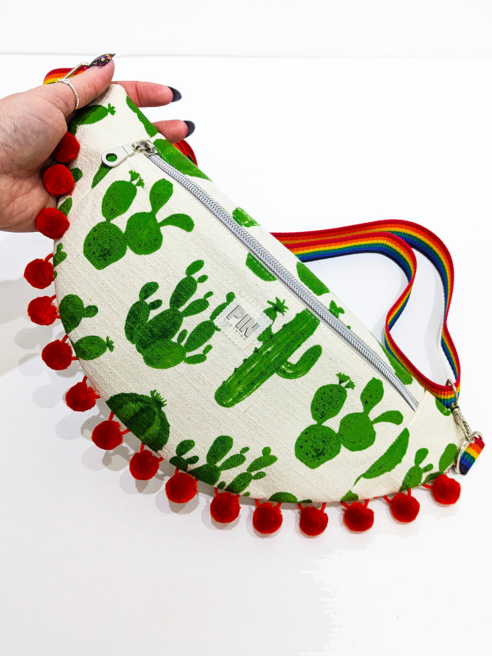 Cactus Bum Bag-Pin Clothing-pinclothing.co.uk