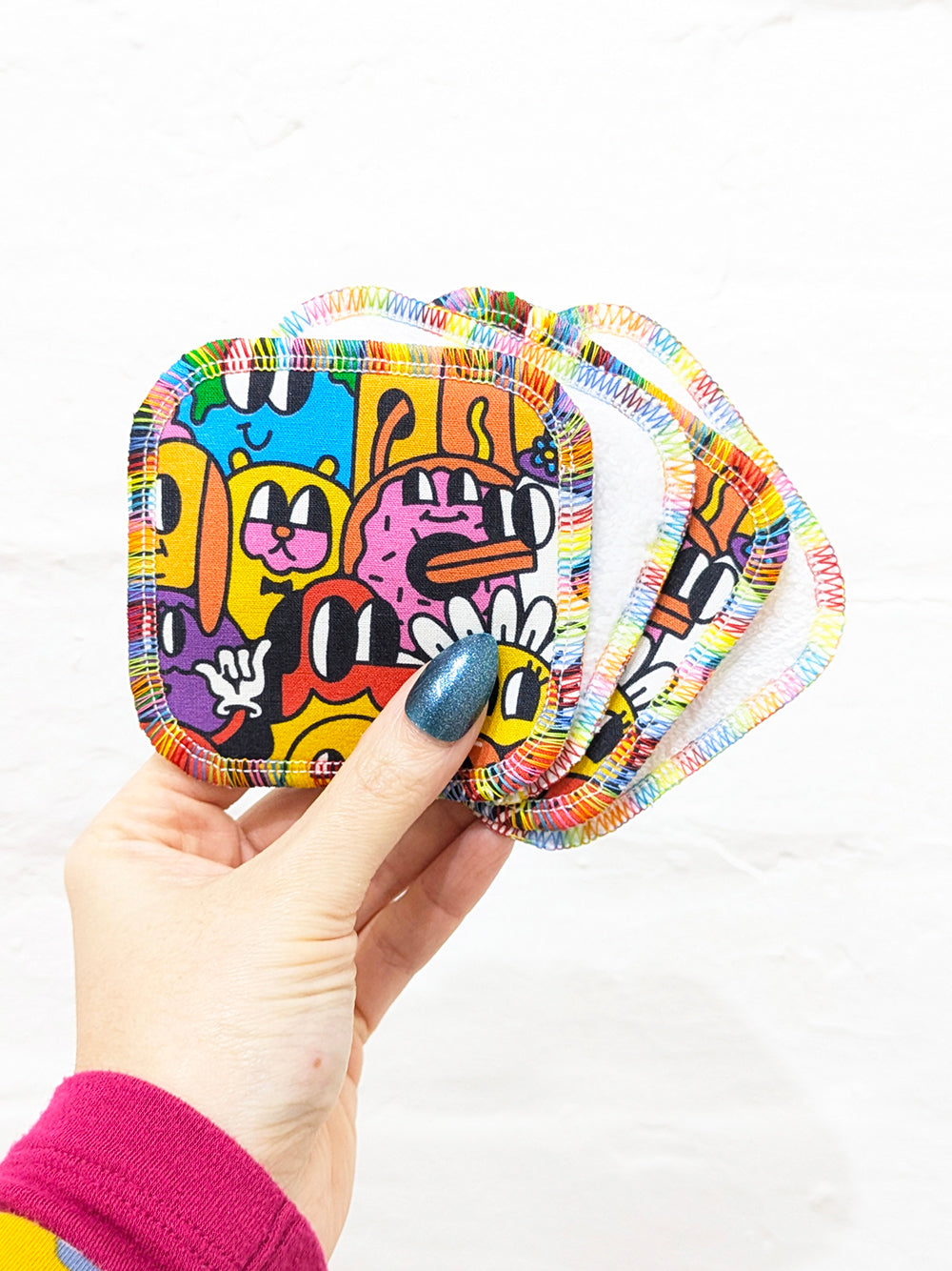 Cartoon Capers Face Pad Set-Pin Clothing-pinclothing.co.uk