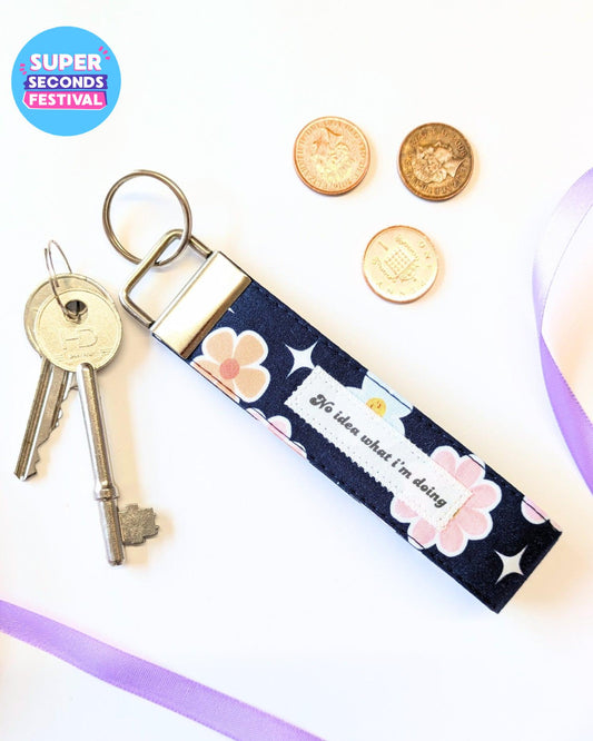 Cosmic Garden Wristlet Keyring-pinclothing.co.uk-pinclothing.co.uk