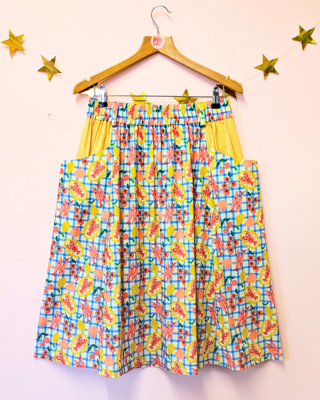Seafood Picnic Pocket Skirt