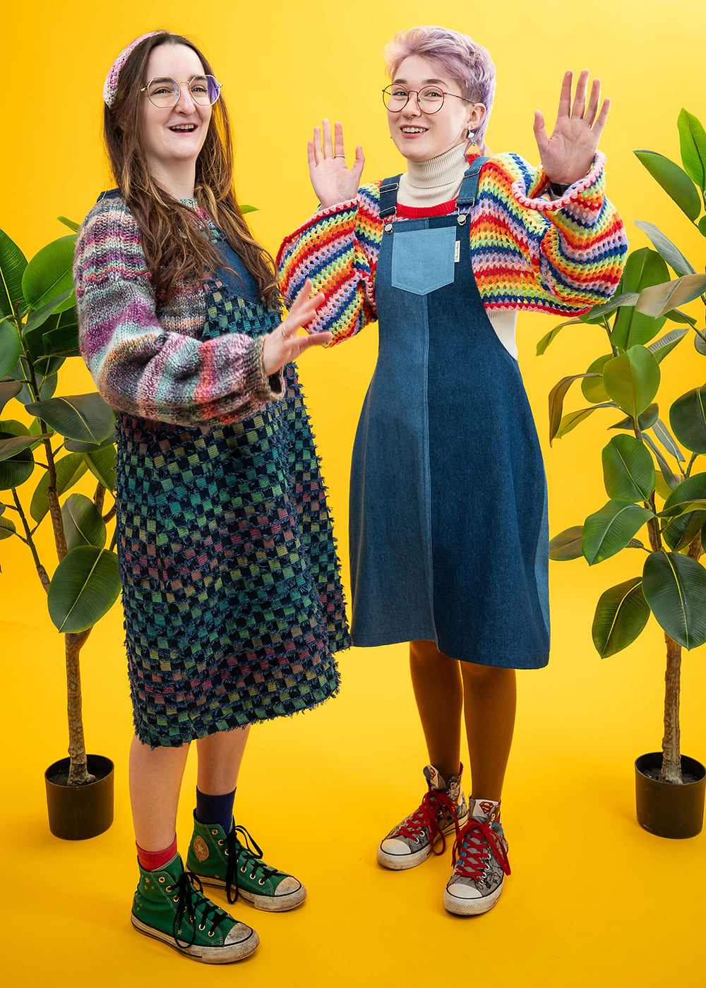 The Double Denim Pinafore Dress-pinclothing.co.uk-pinclothing.co.uk