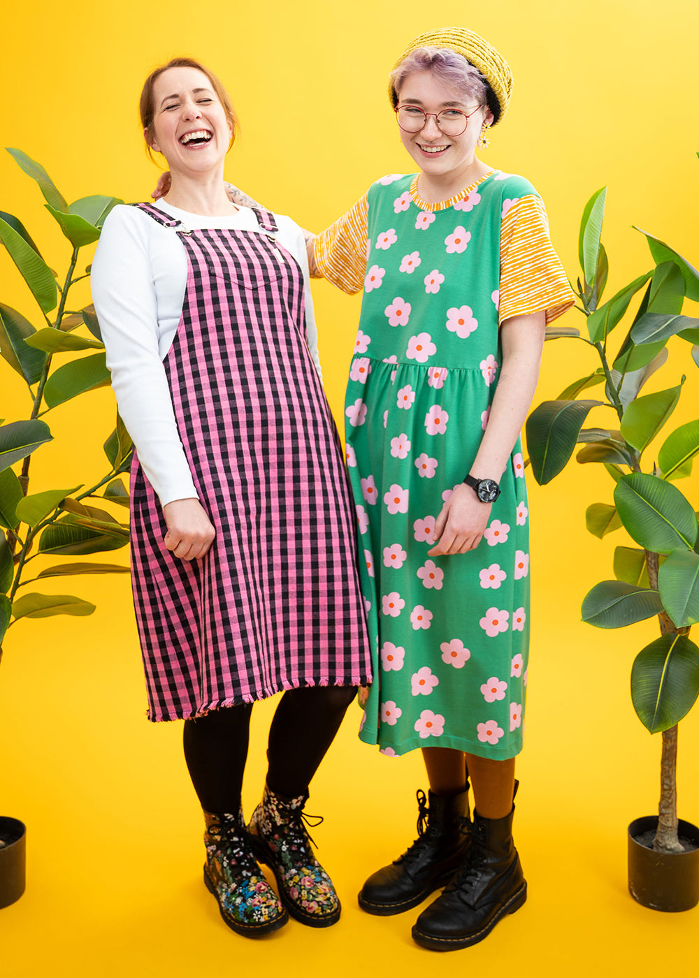 The Retro Meadow Smock Dress-pinclothing.co.uk-pinclothing.co.uk