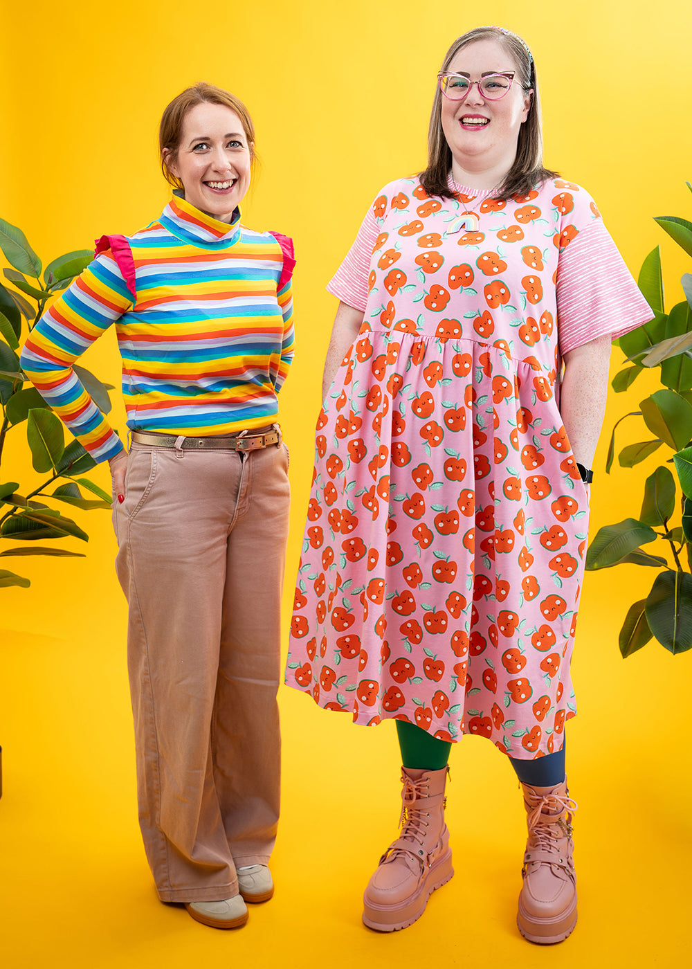 The Happy Apple Smock Dress-pinclothing.co.uk-pinclothing.co.uk