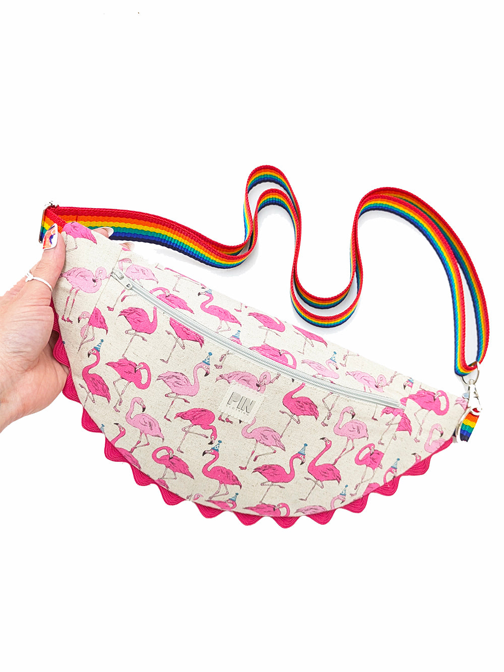 Pink Flamingo Bum Bag-Pin Clothing-pinclothing.co.uk