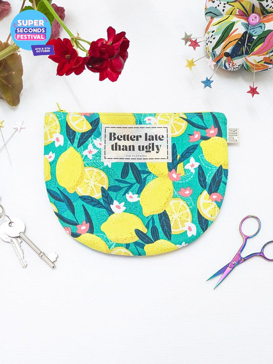 Lemons Zippered Pouch SUPER SECONDS SALE (OS) (Copy)-Pin Clothing-pinclothing.co.uk