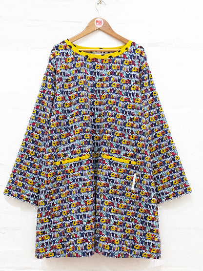 Oh Hello Sweatshirt Shift Dress-Pin Clothing-pinclothing.co.uk