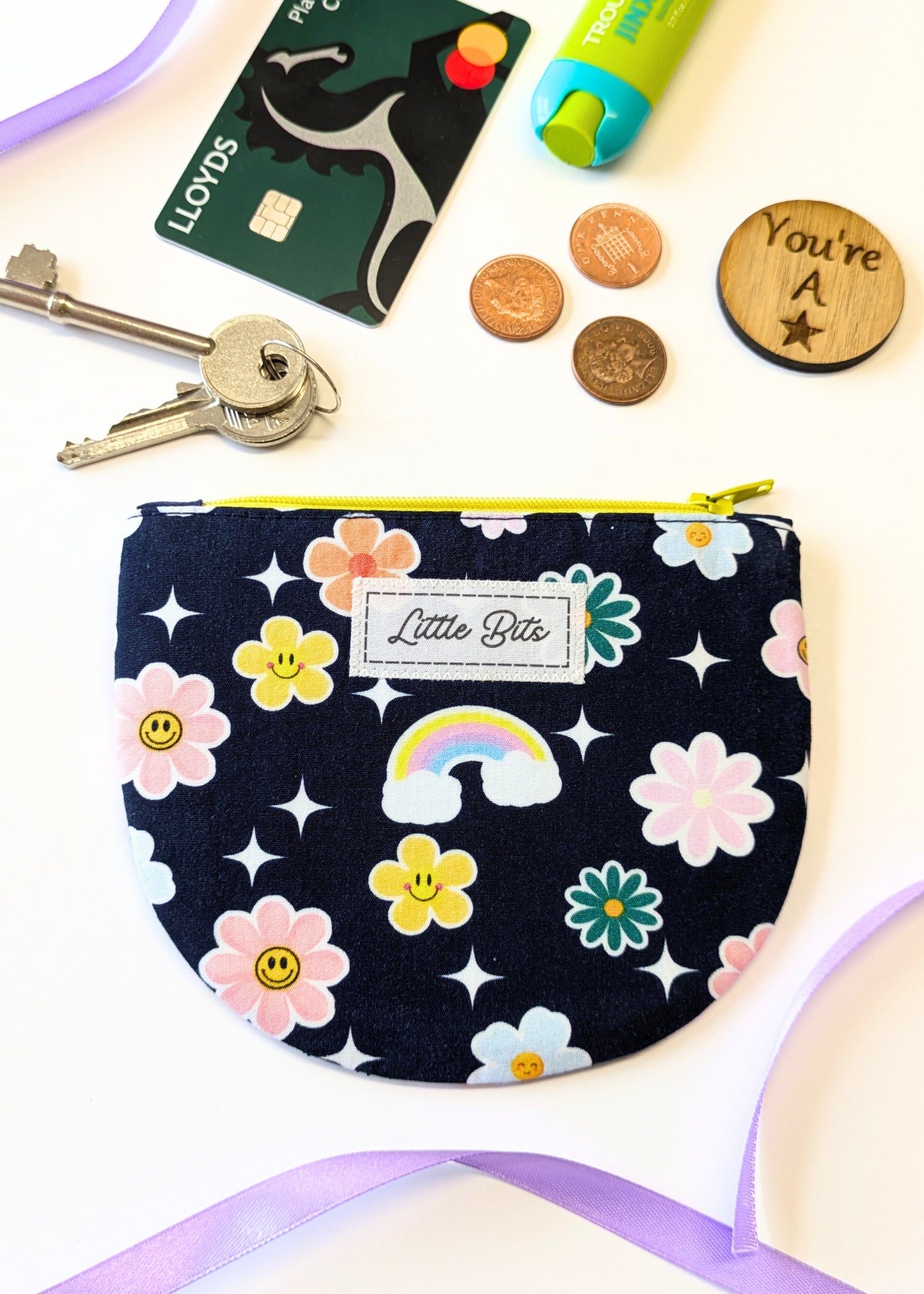 Cosmic Garden 'Little Bits' Purse Small-pinclothing.co.uk-pinclothing.co.uk