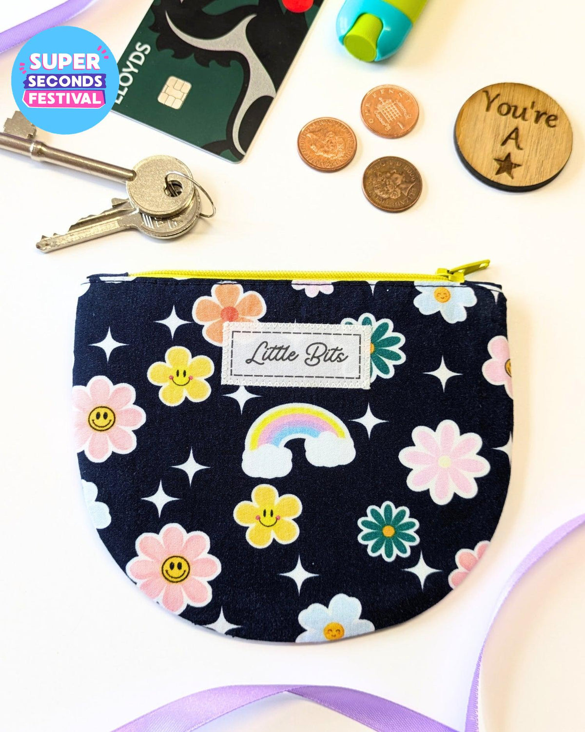 Cosmic Garden 'Little Bits' Purse Small-pinclothing.co.uk-pinclothing.co.uk
