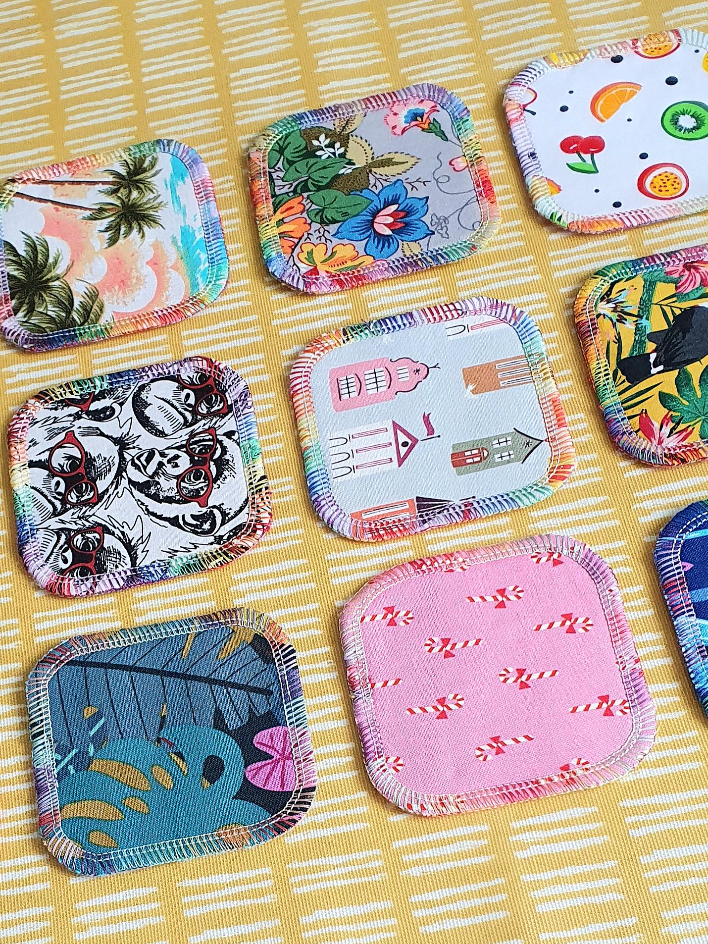 Individual Reusable Cotton Face Pads SUPER SECONDS SALE (MD)-Pin Clothing-pinclothing.co.uk