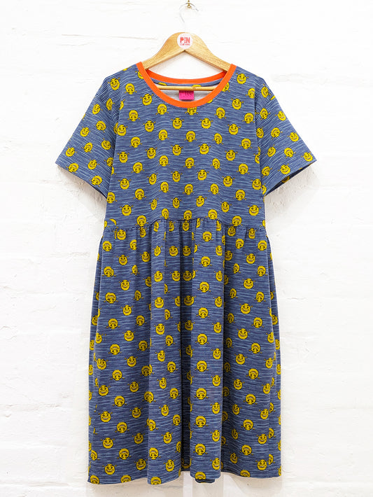 Shrek Stripe Smock Dress SUPER SECONDS SALE (OS)-Pin Clothing-pinclothing.co.uk