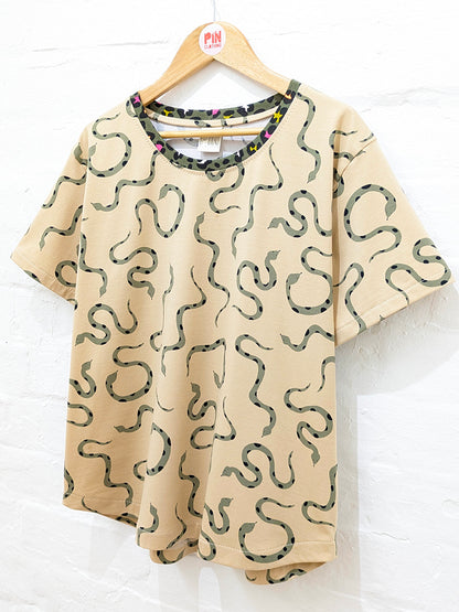 Desert Snake Boxy Tee-Pin Clothing-pinclothing.co.uk