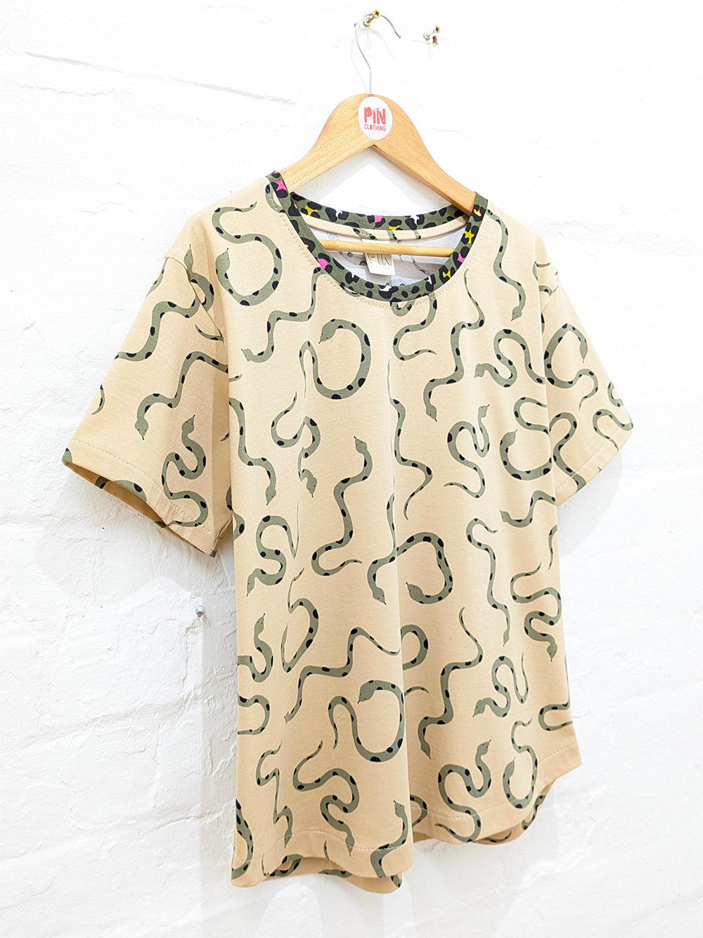 Desert Snake Boxy Tee-Pin Clothing-pinclothing.co.uk