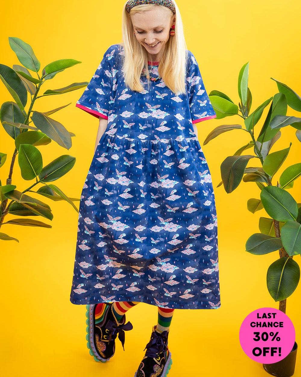 The Cloud Nine Smock Dress-pinclothing.co.uk-pinclothing.co.uk